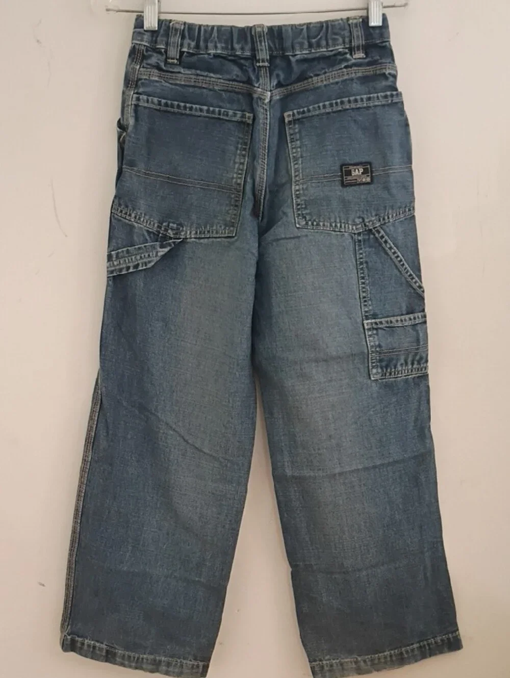 GAP Boys Faded Blue Straight-Leg Jeans